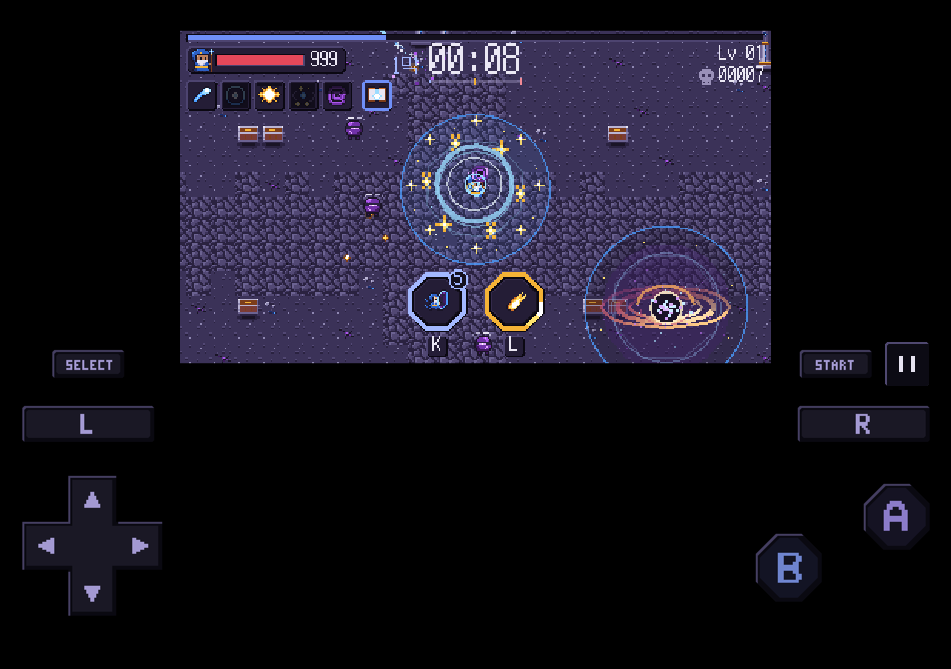 iOS Duo · half-open · vertical hinge · GBA layout preview.