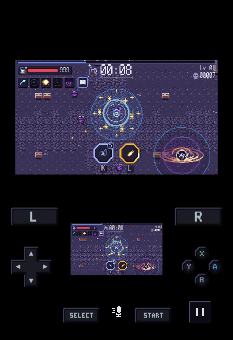 iOS Duo · outer display · portrait · DS layout preview.