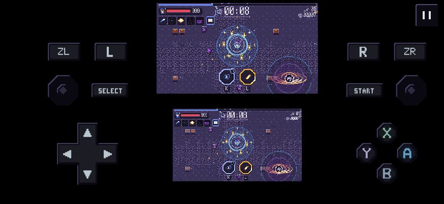 iOS Nintendo 3DS · landscape layout preview.