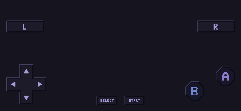 iOS 게임 영역 양옆에 조작 버튼이 놓인 가로 화면
