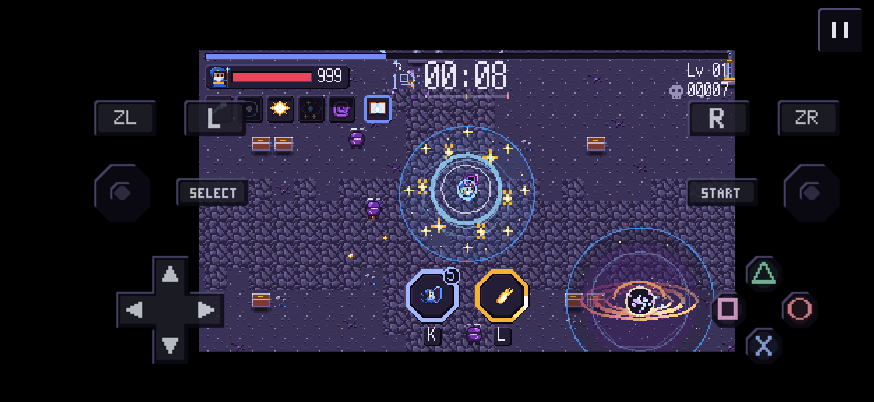 iOS PlayStation · landscape layout preview.
