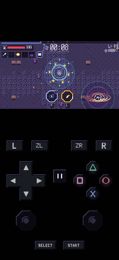 iOS PlayStation · portrait layout preview.